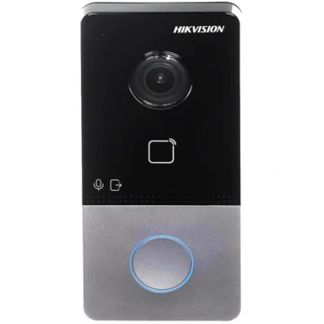 Vídeo Porteiro Hikvision DS-KV6113-WPE1(C) - Preto Cinza