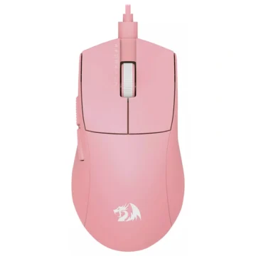 Mouse Gamer Redragon M996P K1NG 8K USB - Rosa Com fio