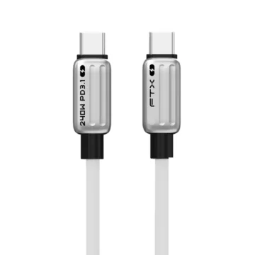 Cabo FTX USB-C Macho a USB-C Macho 240W 2M - Branco (CM240-ZSW2) 115656