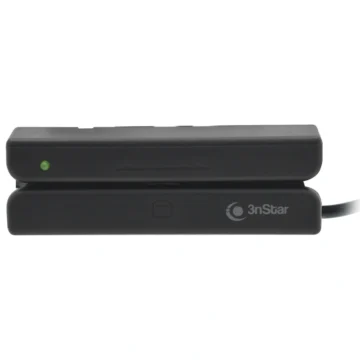 Leitor de Cartão Magnético 3NSTAR MSR003 USB - Preto Com fio Windows - iOS - Android