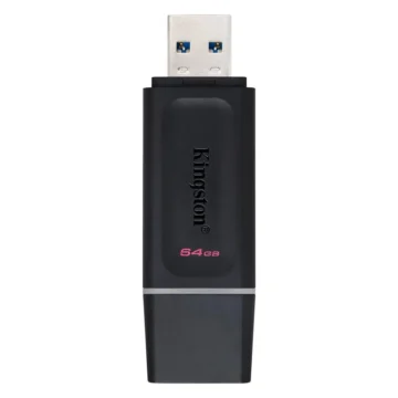 Pendrive Kingston Exodia 64GB USB 3.2 - Preto (DTX64GB)
