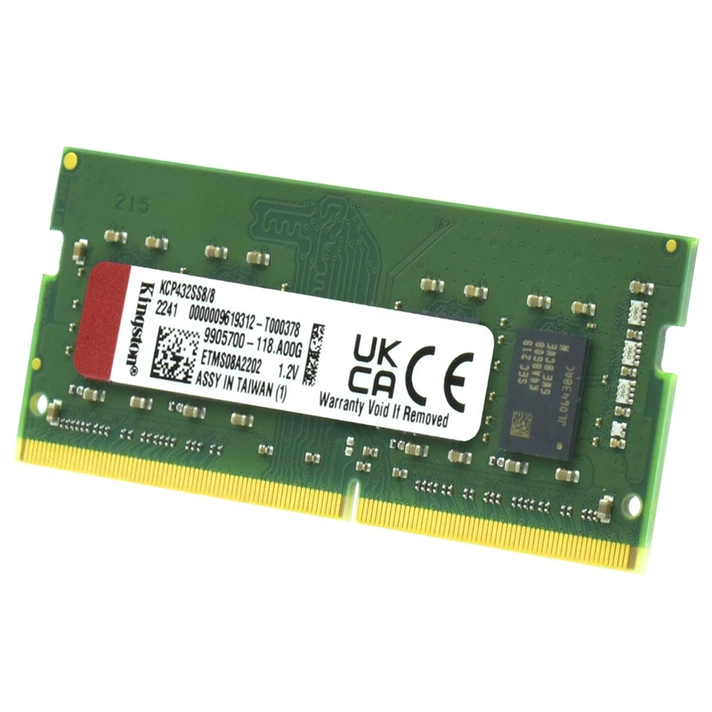 Memória RAM para Notebook Kingston DDR4 8GB 3200MHz - KCP432SS88 SODIMM - Imagem 2
