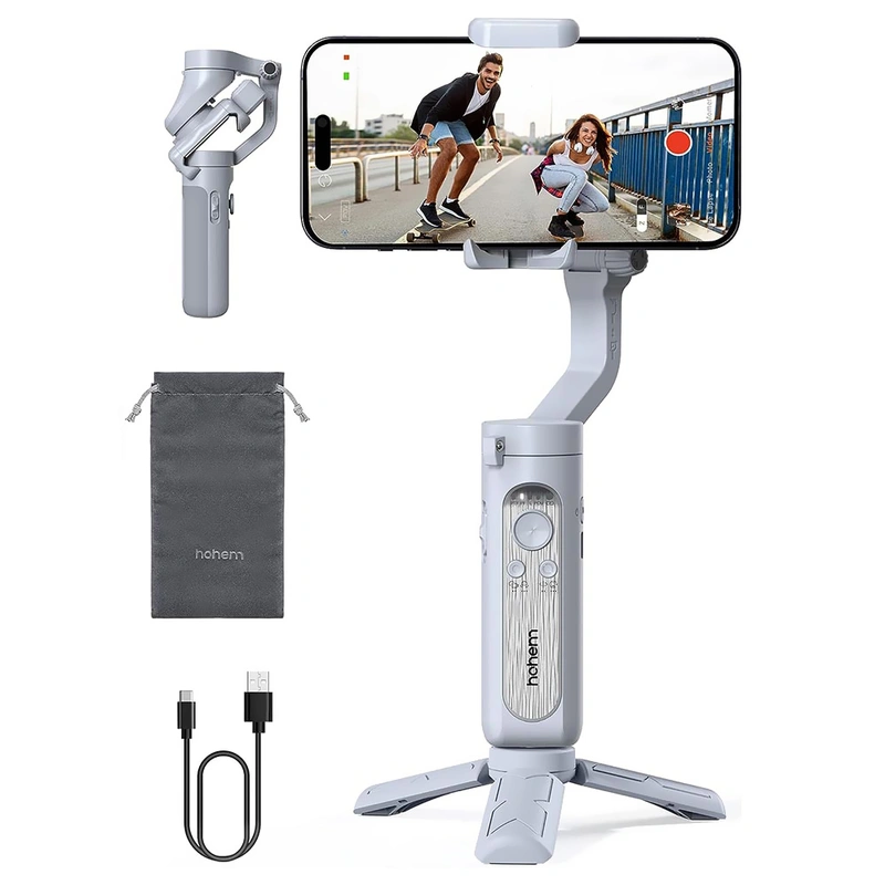 Estabilizador Gimbal Hohem A-RM89 iSteady XE de 3 Eixos - Cinza - Imagem 3