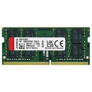 Memória RAM para Notebook Kingston DDR4 32GB 3200MHz - KVR32S22D832 SODIMM