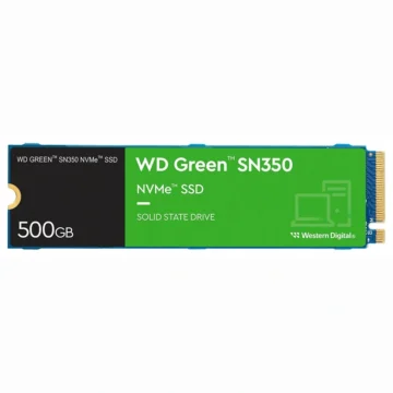 SSD Western Digital M.2 500GB SN350 Green NVMe - WDS500G2G0C PCIe Gen 3 x4