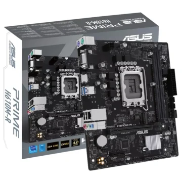 Placa Mãe ASUS Prime H610M-R Socket LGA 1700 DDR5 Intel H610 Micro ATX