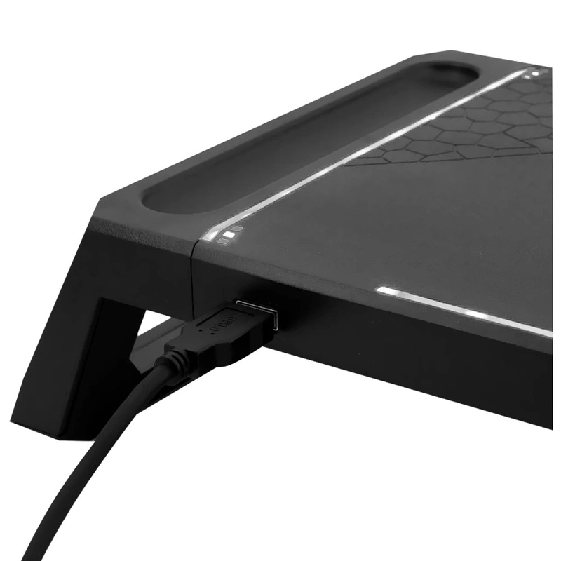 Suporte de Monitor Satellite A-CP61 Stand Multifuncional - Preto 2 USB 3.0 - Imagem 3