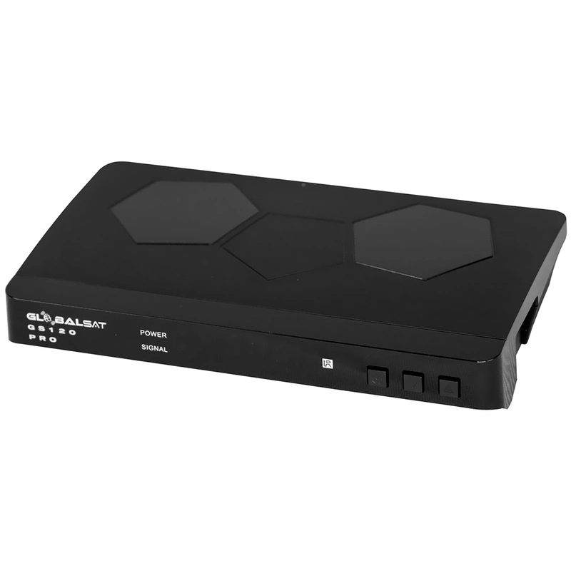 Receptor Digital FTA Globalsat GS120 Pro Max IKS SKS - Preto ACM - Imagem 2