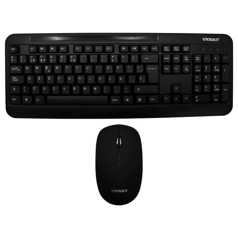 Teclado + Mouse Satellite AK-725G Wireless Espanhol - Preto Windows 7, 8, 10 - Linux - Mac