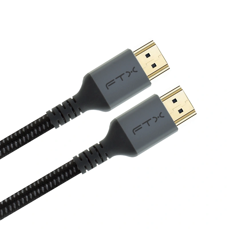 Cabo HDMI para HDMI FTX CT-HD8K-AG1 8K - 1M 70g Preto / Cinza - Imagem 2