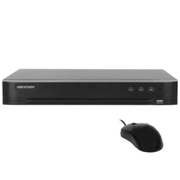 CCTV de Vigilância DVR IDS-7216HQHI-M1XT Turbo HD Pro 16CH HDMI VGA USB LAN Preto + Mouse