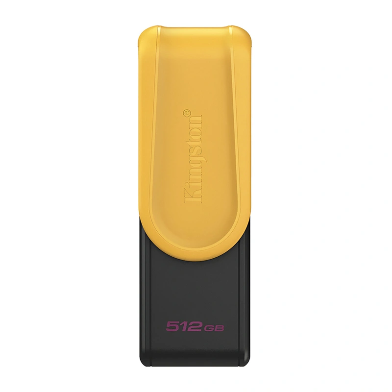 Pendrive Kingston Exodia S 512GB USB 3.2 - Preto Amarelo (DTXS512GB)