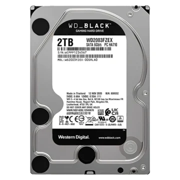 HD Western Digital 2TB WD Black 3.5 SATA WD2003FZEX