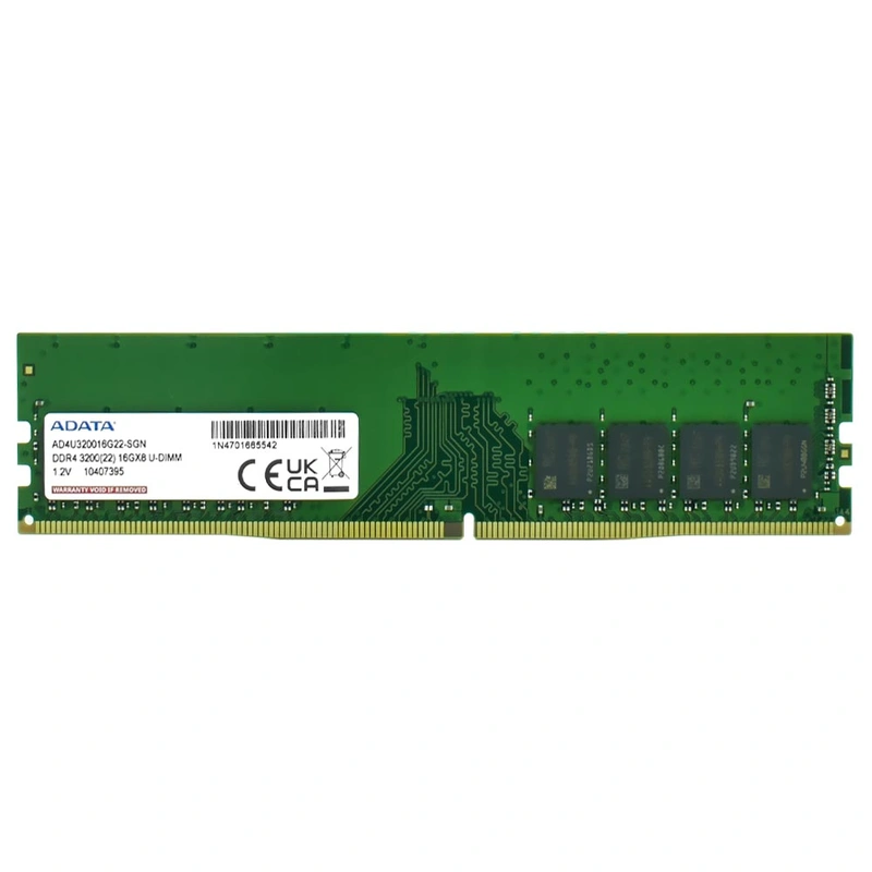 Memória RAM ADATA DDR4 16GB 3200MHz - AD4U320016G22-SGN UDIMM CL22