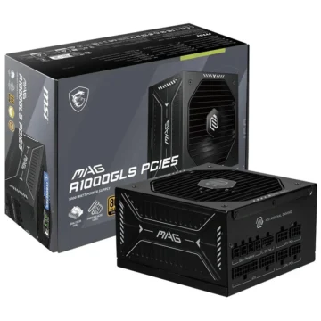 Fonte de Alimentação MSI Mag A1000GLS 1000W ATX 3.1 Modular 80 Plus Gold