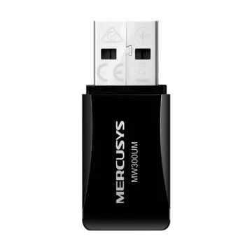 Adaptador Wifi Mercusys MW300UM USB N300 2.4GHz - 300Mbps
