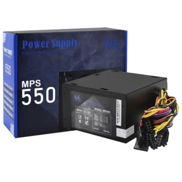 Fonte de Alimentação Mtek MPS550 550W ATX Não Modular