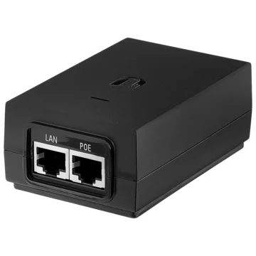 Fonte UBNT POE-48-24W-G-BR Poe Injector 48VDC 0.5MP - Preto