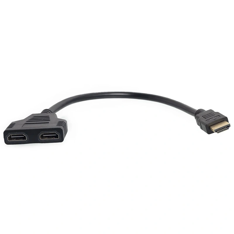 Cabo Divisor HDMI Macho para 2 HDMI Fêmea HDMI Macho - 2 HDMI Fêmea Preto - Imagem 3