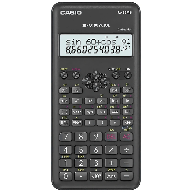 Calculadora Cientifica Casio FX-82MS 2ND Edition - Preto