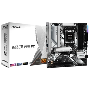 Placa Mãe ASRock B650M Pro RS Socket AM5 DDR5 AMD B650 4 Slots DDR5 DIMMs