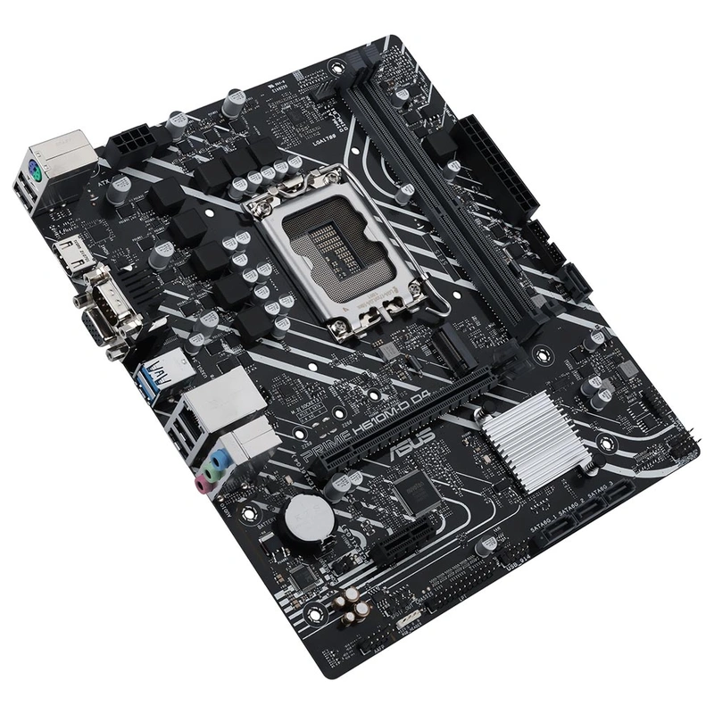 Placa Mãe ASUS Prime H610M-D Socket LGA 1700 VGA DDR5 Intel H610 Micro ATX - Imagem 3