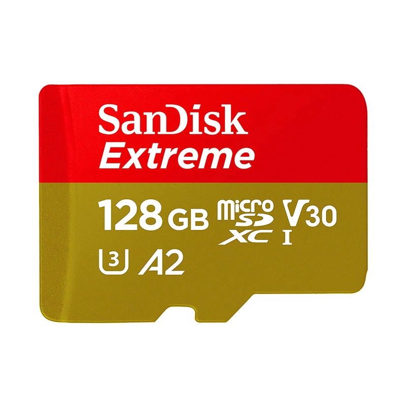 Cartão de Memória Micro SD SanDisk Extreme 128GB 4K - SDSQXA1-128G-GN6MA - Imagem 2