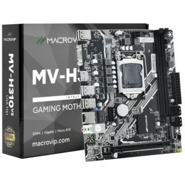 Placa Mãe Macrovip MV-H310V2 Socket LGA 1151 VGA DDR4 Intel H310C Micro ATX