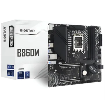 Placa Mãe Biostar B860MT-E Pro Socket LGA 1851 DDR5 Intel B860 Micro ATX