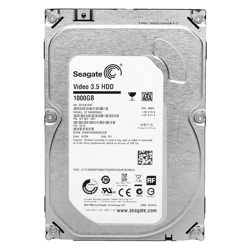 HD Seagate 1TB Pipeline Slim SATA 3 5900RPM 3.5 SATA 6Gb/s ST1000VM002