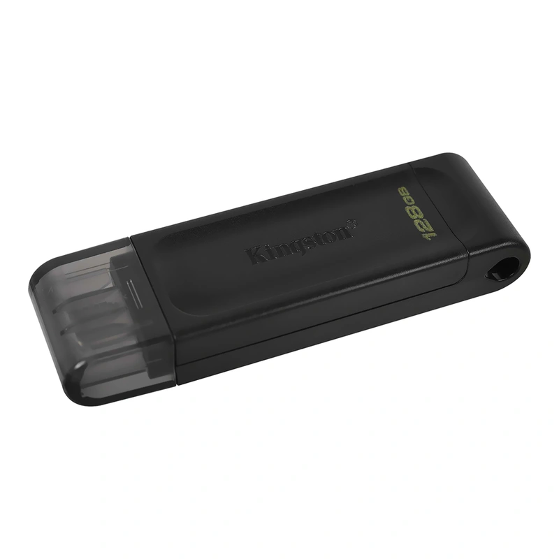 Pendrive Kingston DT70 128GB USB Type-C 3.2 - Preto USB-C 3.2 - Imagem 3