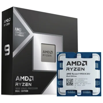 Processador AMD Ryzen 9 9950X3D2 Socket AM5 4.3GHz 208MB Ryzen 9 9950X3D2 Dual Edition