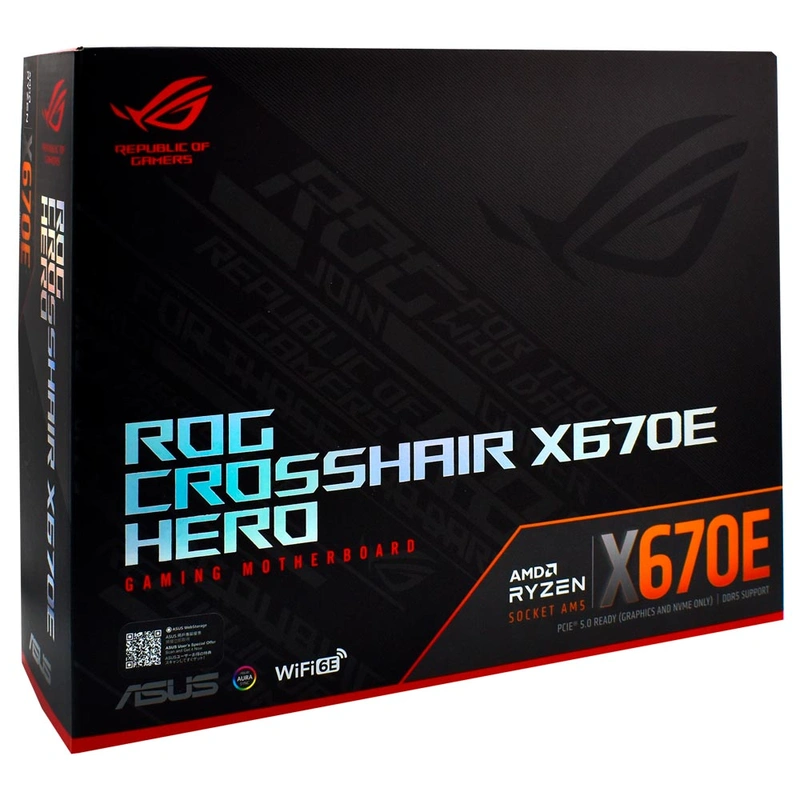 Placa Mãe ASUS ROG X670E Crosshair Hero Socket AM5 DDR5 AMD X670 ATX - Imagem 3