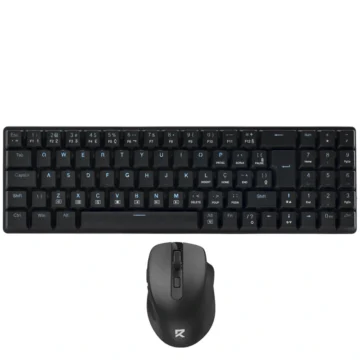 Teclado + Mouse Redragon BS-8773 Wireless Português - Preto USB Receiver