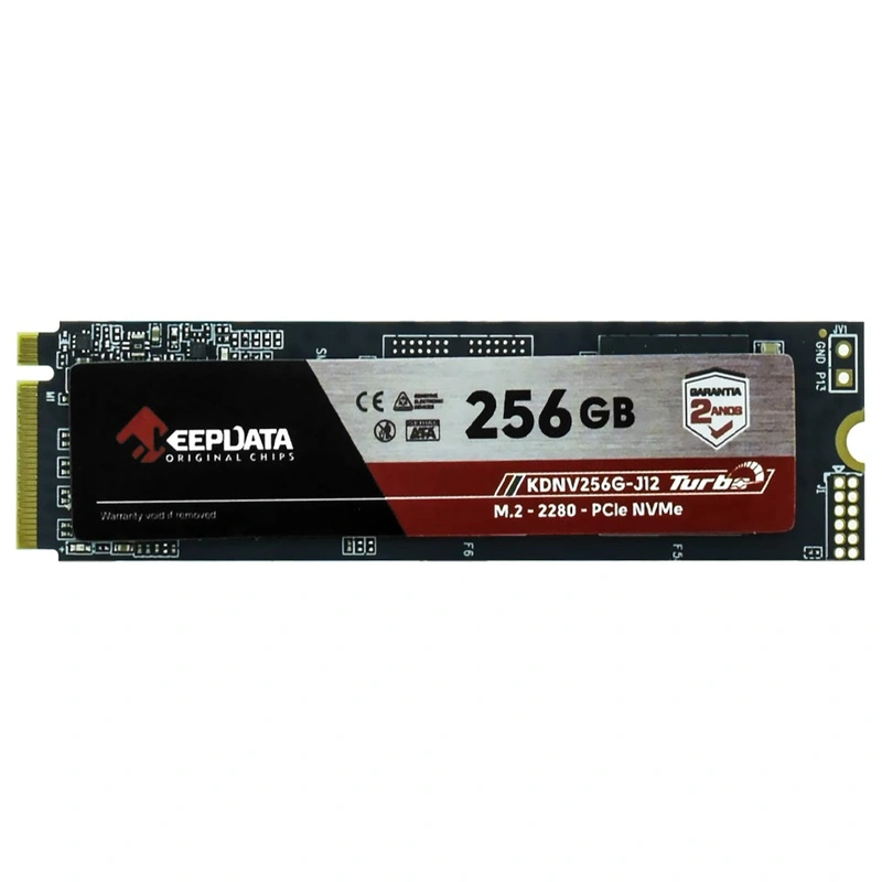 SSD Keepdata M.2 256GB NVMe - KDNV256G-J12 PCIe Gen 3 x4