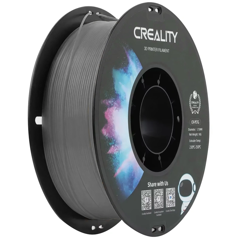 Filamento para Impressora 3D Creality CR-ABS 1.0Kg 1.75MM - Cinza - Imagem 2