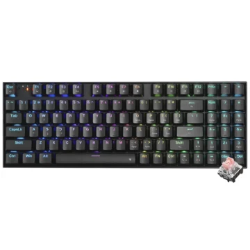 Teclado Gamer Redragon K735-RGB Ghostblade USB RGB Inglês - Preto Ghostblade K735