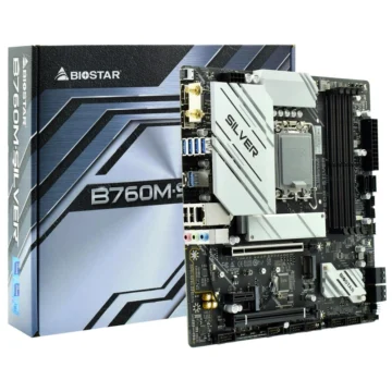 Placa Mãe Biostar B760M-SILVER Socket LGA 1700 DDR5 Intel B760 Micro ATX