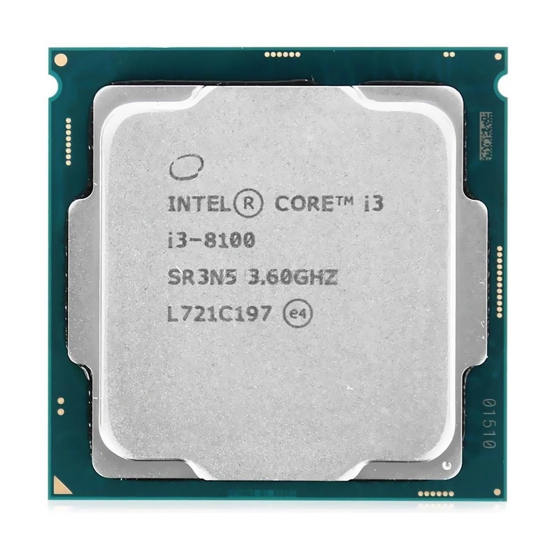 Processador Intel Core i3 8100 Socket LGA 1151 3.6GHz 6MB - OEM 4 núcleos