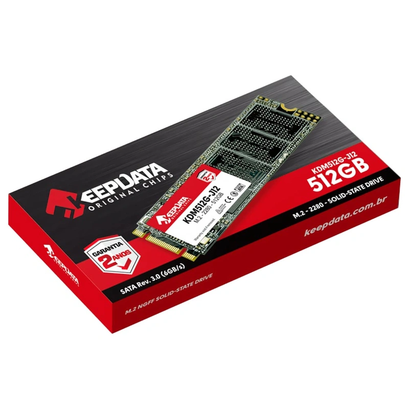 SSD Keepdata M.2 512GB SATA 3 - KDM512G-J12 SATA 6Gb/s - Imagem 3