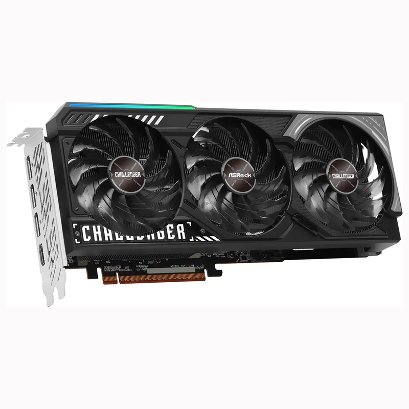 Placa de Video ASRock Challenger 16GB Radeon RX9070 XT GDDR6 - 90-GA61ZZ-00UANZ - Imagem 3