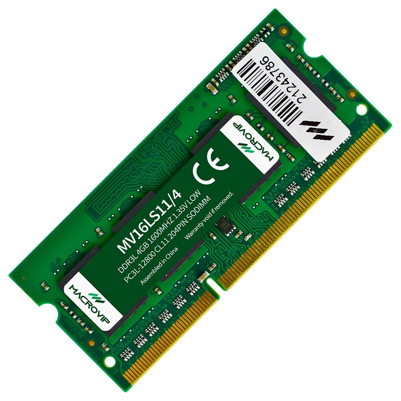 Memória RAM para Notebook Macrovip DDR3L 4GB 1600MHz - MV16LS114 SODIMM - Imagem 2