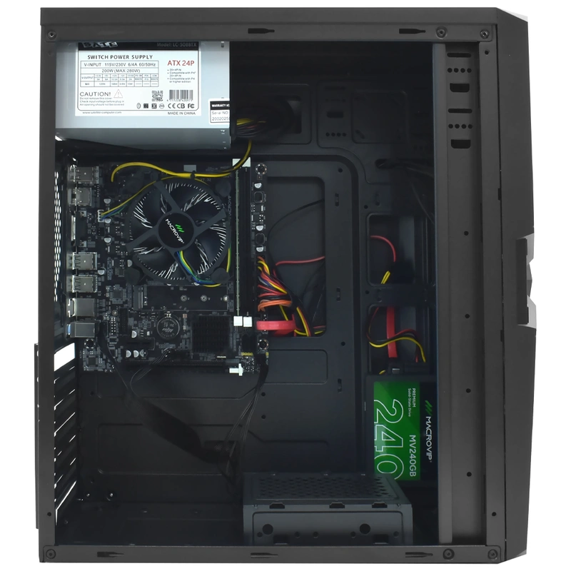 PC Montado Intel Core i5 2500 3.3GHz 8GB de RAM 240GB SSD + Mouse Teclado Mouse Pad Preto - Imagem 2