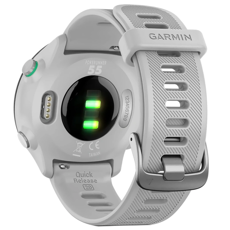 Relógio Garmin Forerunner 55 - Branco (010-02562-01) 5 ATM Bluetooth Android - Imagem 3