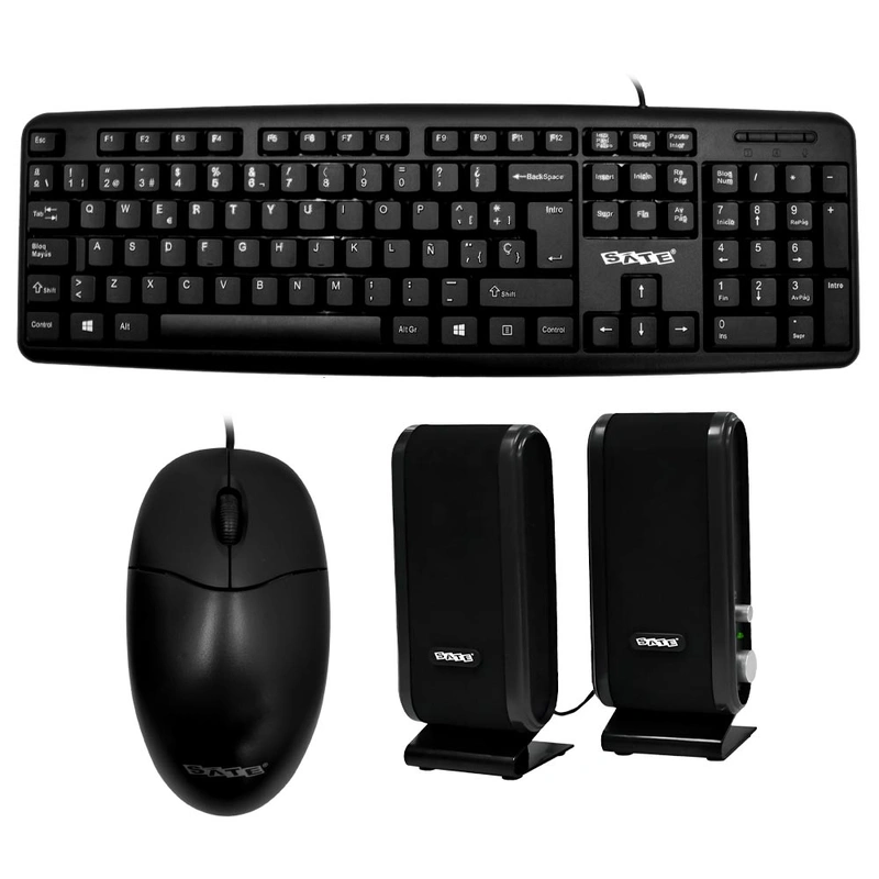 Gabinete Kit Satellite K704 Fonte 200W Speaker Mouse Teclado Espanhol - Preto - Imagem 2
