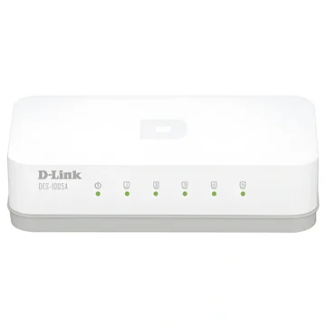Hub Switch D-Link DES-1005A 5 Portas 10100MBPS