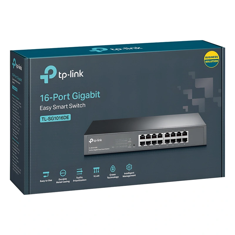Hub Switch Tp-link TL-SG1016DE Smart 16 Portas - 101001000Mbps - Imagem 3
