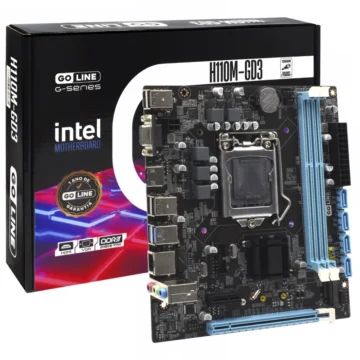 Placa Mãe GoLine GL-H110M-GD3 Socket LGA 1151 VGA DDR3 Intel H110 Micro ATX