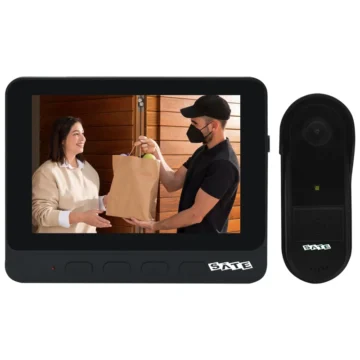 Vídeo Porteiro Satellite A-DB24 Smart Home Tela 4.3 Smart Home A-DB24 Preto