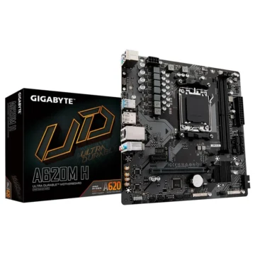 Placa Mãe Gigabyte A620M H Socket AM5 DDR5 AMD A620 2 Slots DIMM DDR5 Dual Channel
